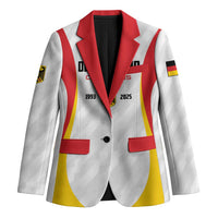 Custom Germany 2025 Champions Basketball White Blazer - Wonder Print Shop