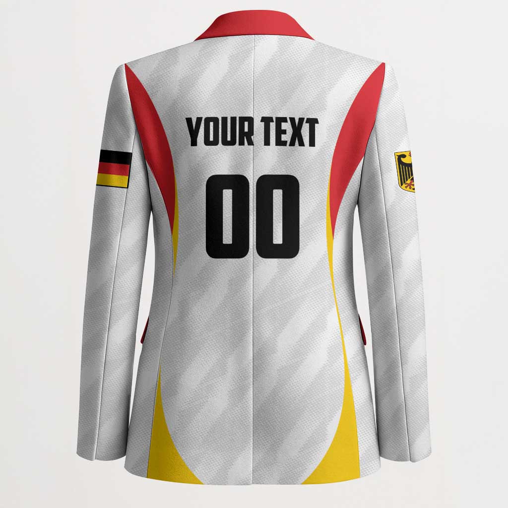 Custom Germany 2025 Champions Basketball White Blazer - Wonder Print Shop