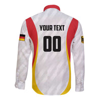 Custom Germany 2025 Champions Basketball White Long Sleeve Button Shirt - Wonder Print Shop