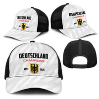 Germany 2025 Champions Basketball White Mesh Trucker Cap - Wonder Print Shop