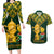 Custom South Africa Rugby Couples Matching Long Sleeve Bodycon Dress and Hawaiian Shirt Go Bokke Champion 2023 World Cup - Wonder Print Shop