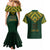 Custom South Africa Rugby Couples Matching Mermaid Dress and Hawaiian Shirt Go Bokke Champion 2023 World Cup - Wonder Print Shop