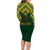 Custom South Africa Rugby Family Matching Long Sleeve Bodycon Dress and Hawaiian Shirt Go Bokke Champion 2023 World Cup - Wonder Print Shop