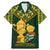 Custom South Africa Rugby Family Matching Mermaid Dress and Hawaiian Shirt Go Bokke Champion 2023 World Cup - Wonder Print Shop