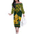 Custom South Africa Rugby Family Matching Off Shoulder Long Sleeve Dress and Hawaiian Shirt Go Bokke Champion 2023 World Cup - Wonder Print Shop