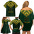 Custom South Africa Rugby Family Matching Off Shoulder Short Dress and Hawaiian Shirt Go Bokke Champion 2023 World Cup - Wonder Print Shop