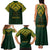 Custom South Africa Rugby Family Matching Tank Maxi Dress and Hawaiian Shirt Go Bokke Champion 2023 World Cup - Wonder Print Shop