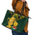 Custom South Africa Rugby Leather Tote Bag Go Bokke Champion 2023 World Cup - Wonder Print Shop