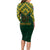 Custom South Africa Rugby Long Sleeve Bodycon Dress Go Bokke Champion 2023 World Cup - Wonder Print Shop