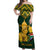 Custom South Africa Rugby Off Shoulder Maxi Dress Go Bokke Champion 2023 World Cup - Wonder Print Shop