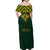 Custom South Africa Rugby Off Shoulder Maxi Dress Go Bokke Champion 2023 World Cup - Wonder Print Shop