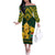 Custom South Africa Rugby Off The Shoulder Long Sleeve Dress Go Bokke Champion 2023 World Cup - Wonder Print Shop