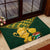 Custom South Africa Rugby Rubber Doormat Go Bokke Champion 2023 World Cup - Wonder Print Shop