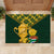 Custom South Africa Rugby Rubber Doormat Go Bokke Champion 2023 World Cup - Wonder Print Shop