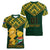 Custom South Africa Rugby Women V Neck T Shirt Go Bokke Champion 2023 World Cup - Wonder Print Shop