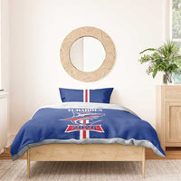 Cape Verde 2026 Football Bedding Set Blue Sharks WC Debut - Wonder Print Shop
