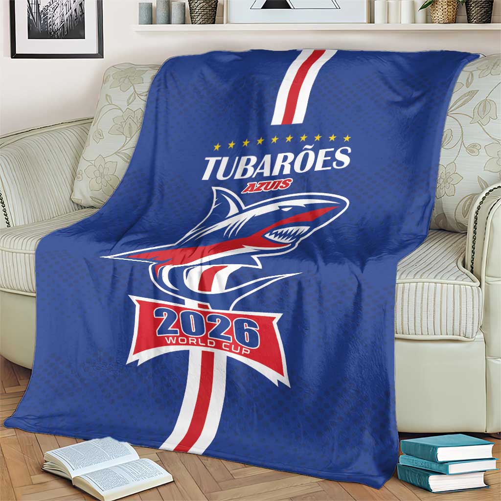 Cape Verde 2026 Football Blanket Blue Sharks WC Debut - Wonder Print Shop