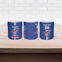 Custom Cape Verde 2026 Football Ceramic Mug Blue Sharks WC Debut - Wonder Print Shop