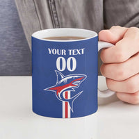 Custom Cape Verde 2026 Football Ceramic Mug Blue Sharks WC Debut - Wonder Print Shop