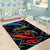 Antigua and Barbuda Cricket Area Rug Falcons Flying High - Wonder Print Shop