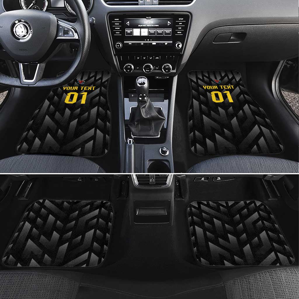 Antigua and Barbuda Cricket Car Mats Falcons Flying High - Wonder Print Shop