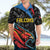 Custom Antigua and Barbuda Cricket Hawaiian Shirt Falcons Flying High - Wonder Print Shop