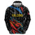 Custom Antigua and Barbuda Cricket Hoodie Falcons Flying High - Wonder Print Shop