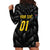 Custom Antigua and Barbuda Cricket Hoodie Dress Falcons Flying High - Wonder Print Shop