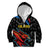 Custom Antigua and Barbuda Cricket Kid Hoodie Falcons Flying High - Wonder Print Shop