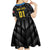 Custom Antigua and Barbuda Cricket Kid Short Sleeve Dress Falcons Flying High - Wonder Print Shop