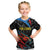 Custom Antigua and Barbuda Cricket Kid T Shirt Falcons Flying High - Wonder Print Shop