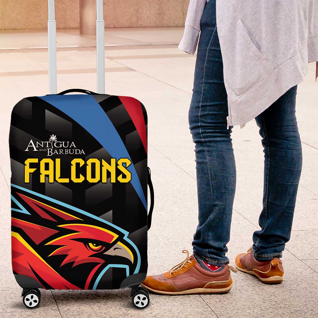 Antigua and Barbuda Cricket Luggage Cover Falcons Flying High - Wonder Print Shop