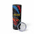 Custom Antigua and Barbuda Cricket Skinny Tumbler Falcons Flying High - Wonder Print Shop