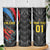 Custom Antigua and Barbuda Cricket Skinny Tumbler Falcons Flying High - Wonder Print Shop