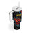 Custom Antigua and Barbuda Cricket Tumbler With Handle Falcons Flying High - Wonder Print Shop