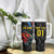 Custom Antigua and Barbuda Cricket Tumbler With Handle Falcons Flying High - Wonder Print Shop