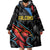 Custom Antigua and Barbuda Cricket Wearable Blanket Hoodie Falcons Flying High - Wonder Print Shop