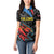 Custom Antigua and Barbuda Cricket Women Polo Shirt Falcons Flying High - Wonder Print Shop