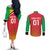 Custom Guyana Cricket Amazon Warriors Couples Matching Off The Shoulder Long Sleeve Dress and Long Sleeve Button Shirt All The Way Champions