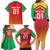 Custom Guyana Cricket Amazon Warriors Family Matching Long Sleeve Bodycon Dress and Hawaiian Shirt All The Way Champions - Wonder Print Shop