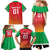 Custom Guyana Cricket Amazon Warriors Family Matching Mermaid Dress and Hawaiian Shirt All The Way Champions - Wonder Print Shop