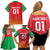 Custom Guyana Cricket Amazon Warriors Family Matching Off Shoulder Short Dress and Hawaiian Shirt All The Way Champions - Wonder Print Shop