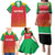 Custom Guyana Cricket Amazon Warriors Family Matching Puletasi and Hawaiian Shirt All The Way Champions - Wonder Print Shop