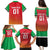 Custom Guyana Cricket Amazon Warriors Family Matching Puletasi and Hawaiian Shirt All The Way Champions - Wonder Print Shop