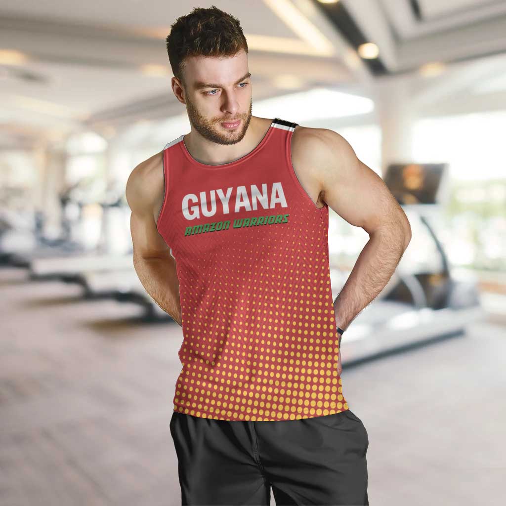 Custom Guyana Cricket Amazon Warriors Men Tank Top All The Way Champions