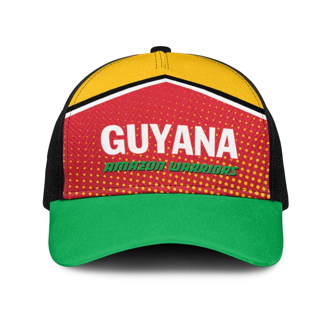Guyana Cricket Amazon Warriors Mesh Trucker Cap All The Way Champions - Wonder Print Shop