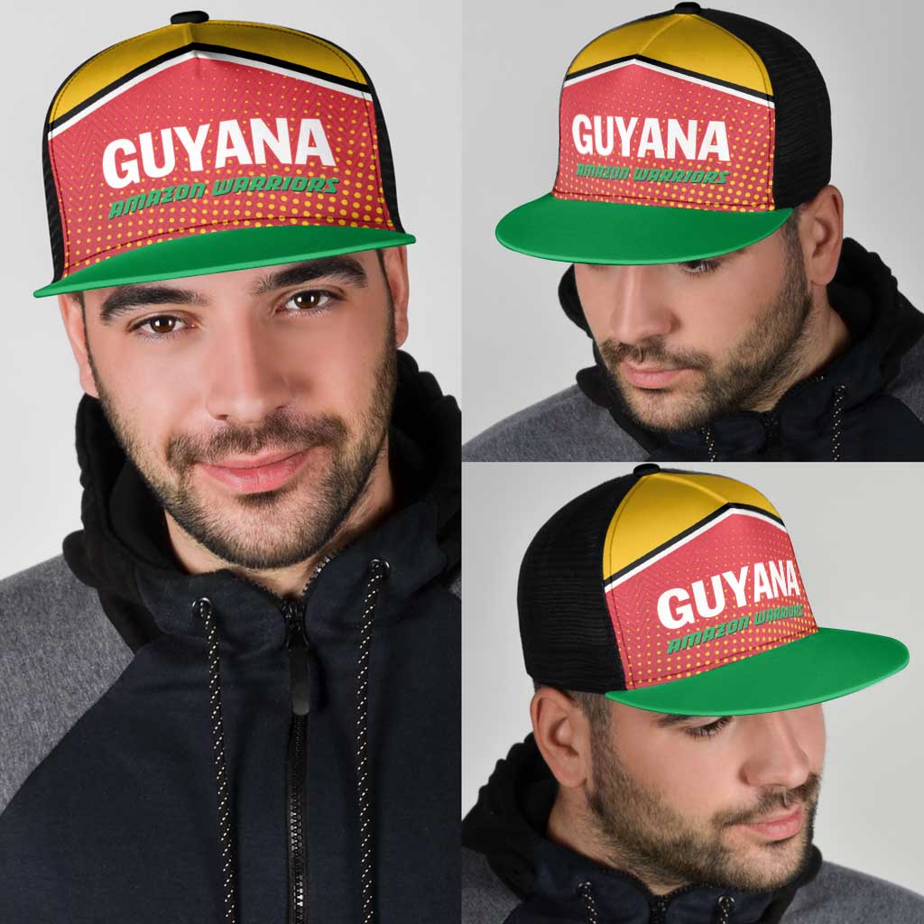 Guyana Cricket Amazon Warriors Mesh Trucker Cap All The Way Champions - Wonder Print Shop