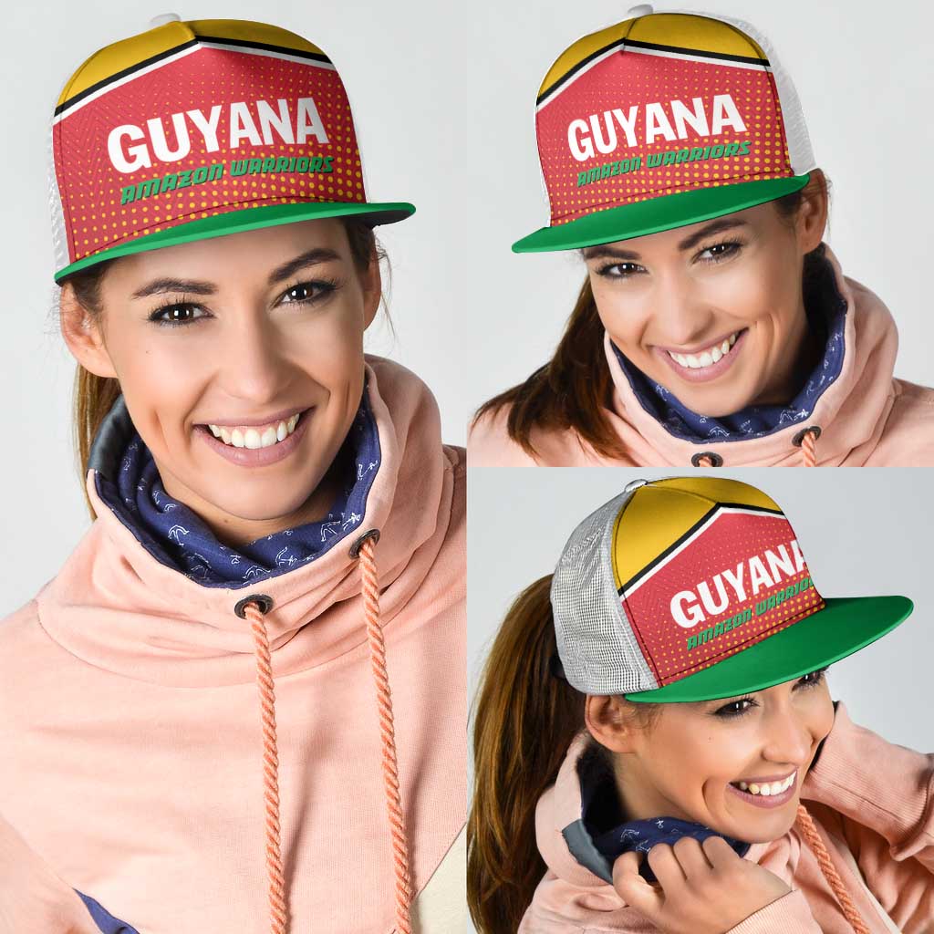 Guyana Cricket Amazon Warriors Mesh Trucker Cap All The Way Champions - Wonder Print Shop