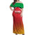 Custom Guyana Cricket Amazon Warriors Off Shoulder Maxi Dress All The Way Champions - Wonder Print Shop