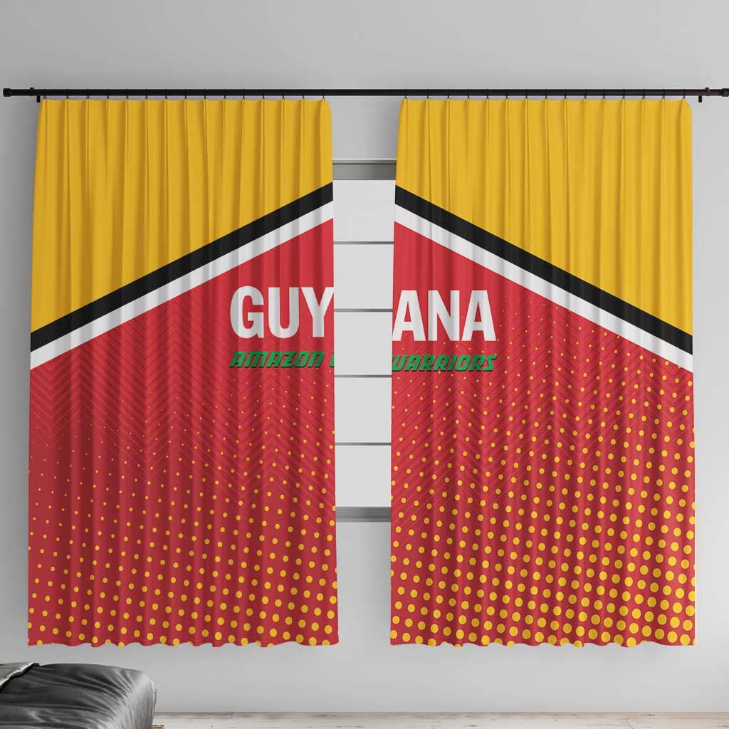 Guyana Cricket Amazon Warriors Window Curtain All The Way Champions